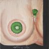 Kiwi in Öl auf Leinwand-Foodart Erotikstyle Kunst Malerei
